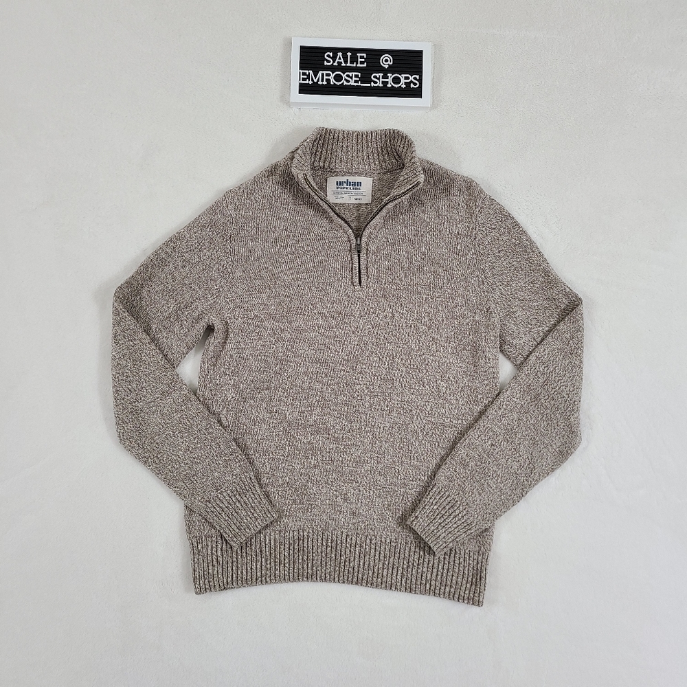Brown Heather Quarter Zip ❤